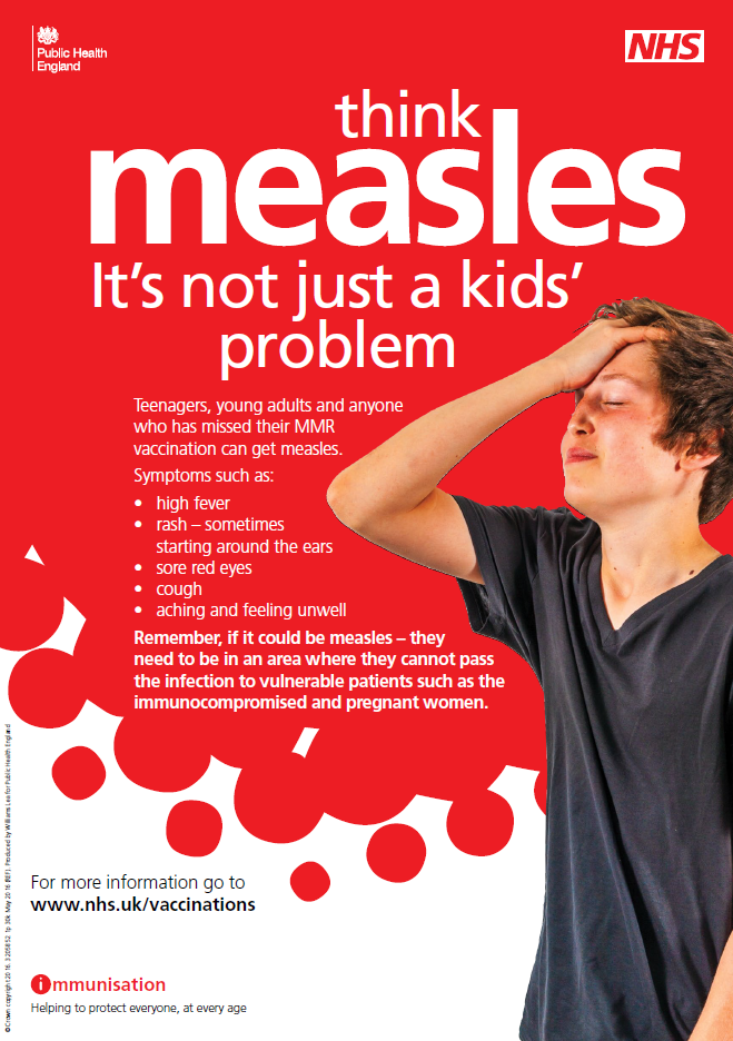 WM Public Health England Measles awareness WM